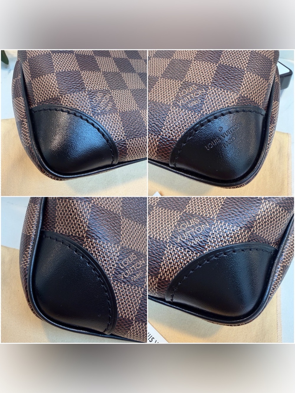 Lous Vuitton Odeon PM in Damier Ebene with Black Trim - Picture 12 of 16